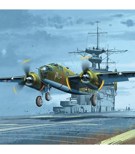 Amazon.com: Academy 12336 1/48 US Army Air Corps B-25B Operation